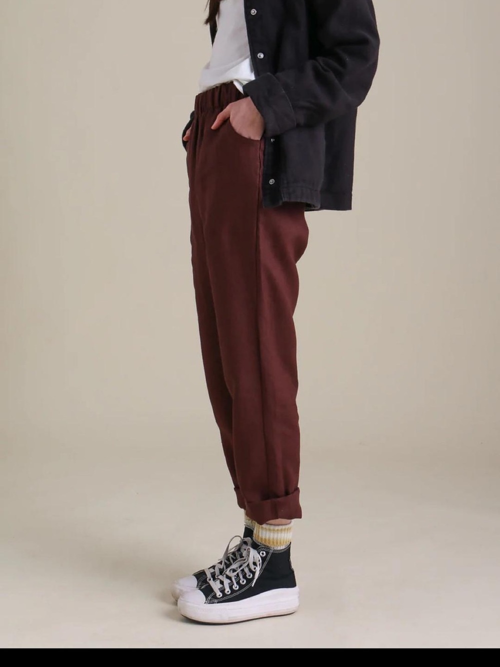 Conscious Clothing Moscow Pants in Ginger - Picture 2 of 9